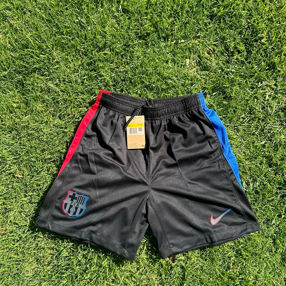 24/25 Barcelona Away Fan Version Shorts (Small)
